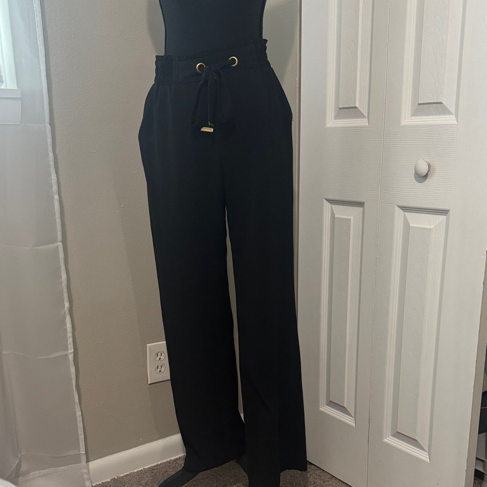 Michael Kors Black Wide Leg Pants